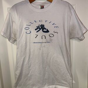 Collective Soul Vintage Y2K Band Tee Size Medium 2001 Blender Tour Rock Shirt